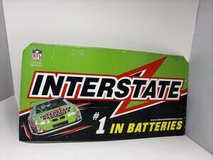 Interstate Batteries Metal Rack Topper Sign 23x12 Advertising Garage Mancave
